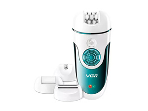 VGR V-700 (5 In 1) Rechargeable Electric Female Epilator