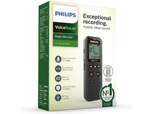 Philips VoiceTracer Audio Recorder for Easy Notes Recording DVT1160