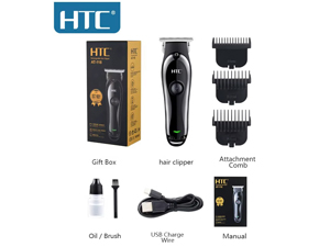 HTC AT-118 Hair Trimmer Cordless Powerful /Clipper