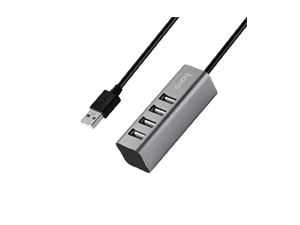 USB hub hoco USB-A to 4 ports USB (charging & data sync)