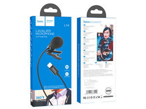 Microphone “L14” lavalier for Lightning hoco