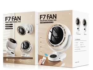 Digital Display Rechargeable FAN portable clip F7